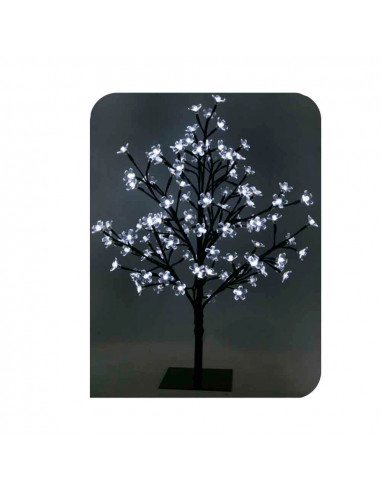 Arbre 3d sakura 60cm 120 leds blanc froid ip44 edm