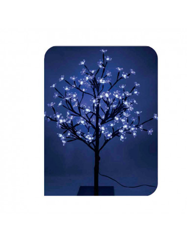 Arbre 3d sakura 60cm 120 leds bleu ip44 edm