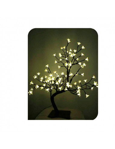 Arbre 3d sakura 60cm 120 led blanc chaud ip44 edm