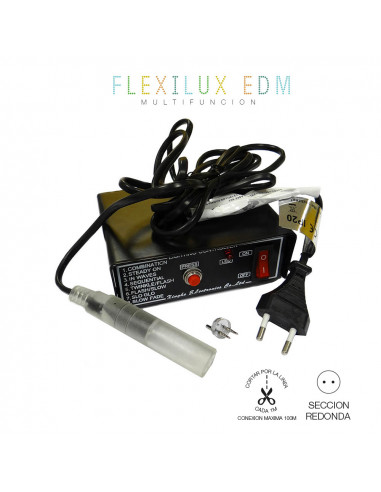 Programmeur tube flexilux 2 voies 100m (ip44 intérieur - extérieur) edm