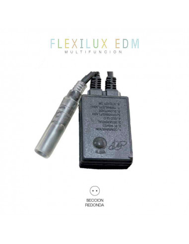 Programmeur tube flexilux 2 voies 45m (ip44 intérieur - extérieur) edm