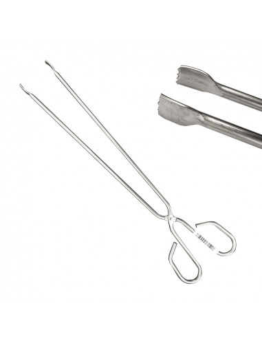 Pinces à viande en acier inoxydable. 35cm