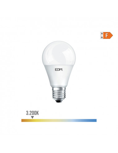 Ampoule led standard e27 10w 810lm 3200k lumière chaud ø5,9x11cm edm