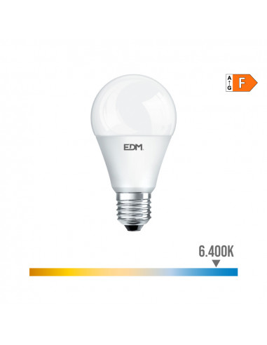 Ampoule led standard e27 7w 580lm 6400k lumière froide ø5,9x11cm edm