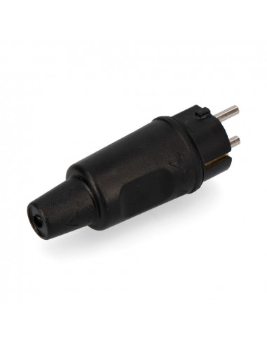 Fiche mâle en caoutchouc t/tl 4,8mm ip44 16a "kopp" emballage