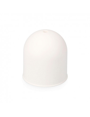 Tulipe couleur blanche pour suspension sous emballage ø7,5cm
