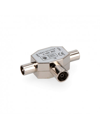 Connecteur raccord 1 femelle + 2 mâles extra sous emballage edm