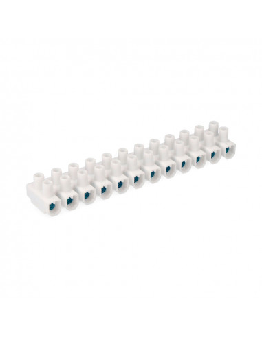 Réglette de raccordement 25mm homologuée blanche sous emballage edm