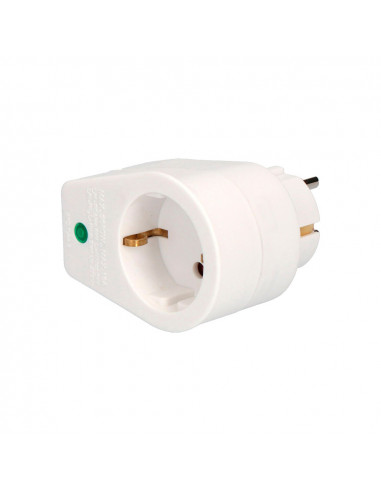 Adaptateur prise avec protection thermique sous film rétractable edm