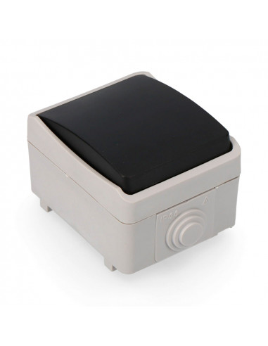 Poussoir étanche économique sous film rétractable edm ip44 16a 250v
