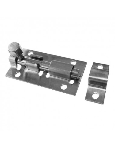 Targette à pêne 100mm (4" 0,9mm) chromée