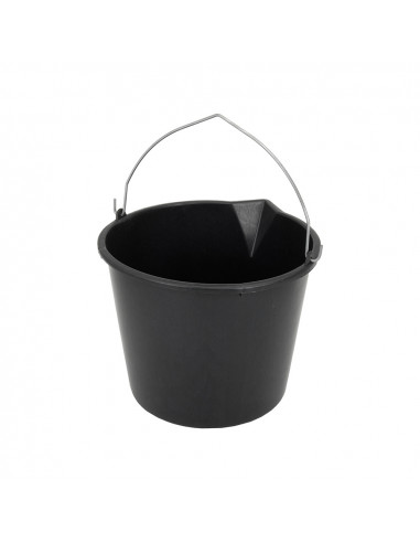 Seau 12l noir avec anse