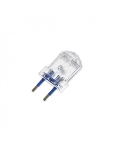 Fiche bipolaire européenne transparente 10a 4mm