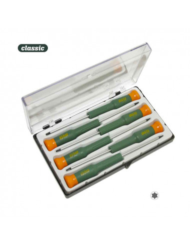 Jeu de 6 tournevis de précision torx djmt mota