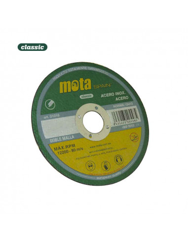 Disque à tronçonner inox 115x1.0x22.23mm d1110 mota