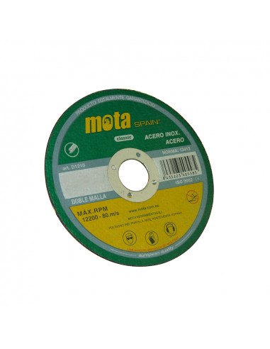 Disque à tronçonner inox 115x1.6x22.23mm d1116 mota