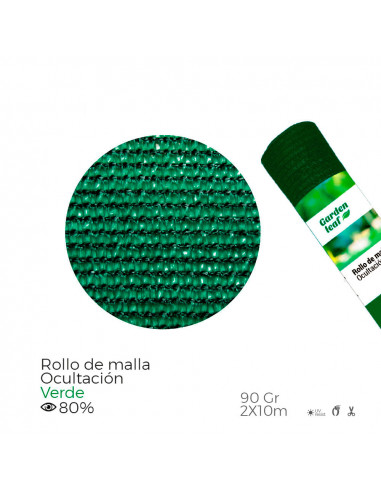 Rouleau de filet cachant couleur vert 90gr 2x10m edm