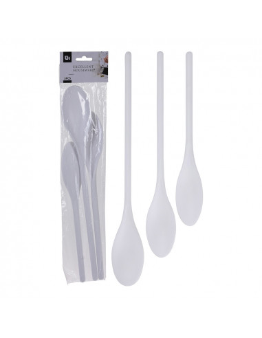 Set 3 cuillères plastique plusieurs tailles