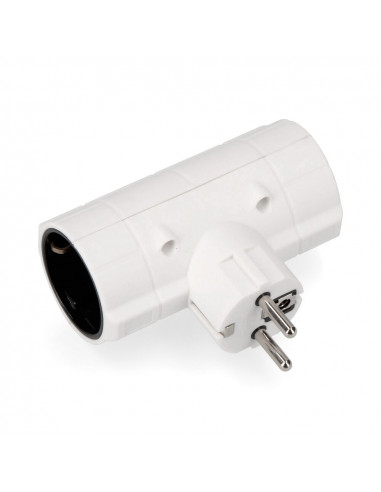 Fiche double économique sous film retractable t/tl 16a 250v edm