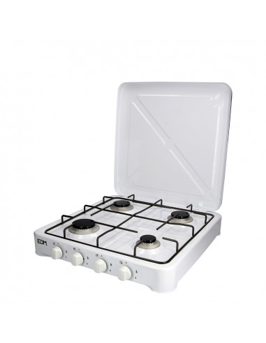 Cuisiniere a gaz emaille 4 feu 50x50x12cm edm