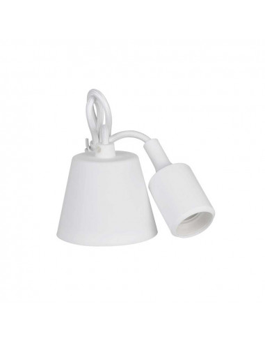 Suspension en silicone e27 60w couleur blanche edm