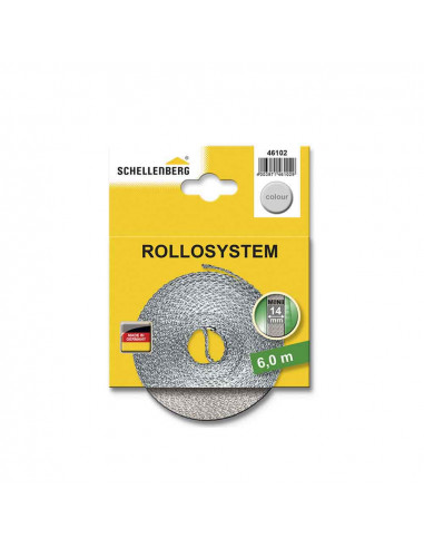 Sangle de volet roulant 14mmx6mts gris