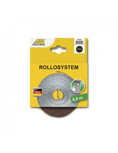 Sangle de volet roulant 14mmx6mts marron