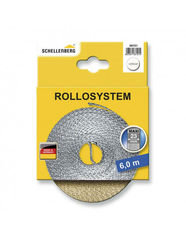Sangle de volet roulant 23mmx6mts beige