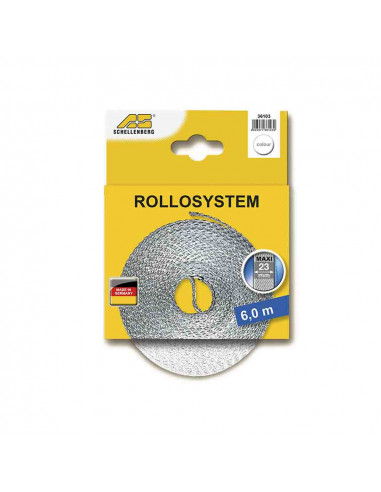 Sangle de volet roulant 23mmx6mts blanc