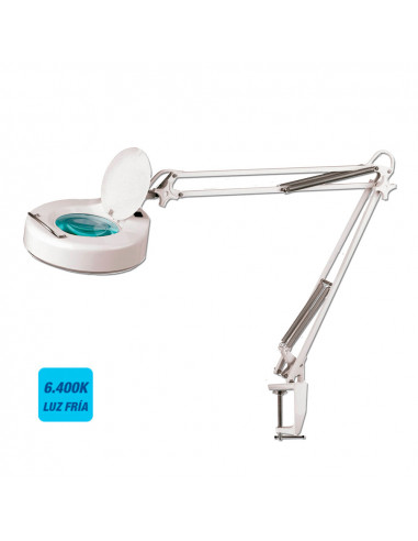 Lampe avec grossissant couleur blanche 22w edm