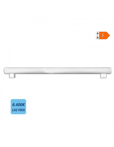 Linestra led 2 prises s14s 9w 700lm 6400k lumière froide ø3x50cm edm