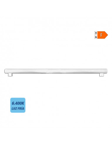 Linestra led 2 prises s14s 18w 1450lm 6400k lumière froide ø3x100cm edm