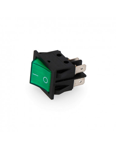 Interrupteur bipolaire 15a 250v vert