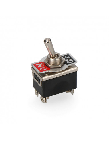 Interrupteur bipolaire à tige métalllique 10a 250v sous emballage