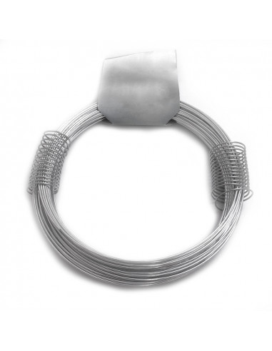 Fil acier zingué n° 8 - 1,30mmx20m - 200gr