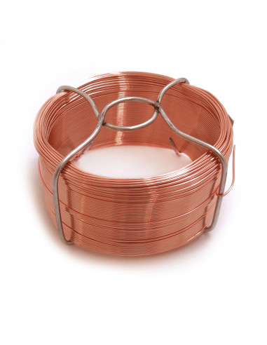Fil cuivre gainé n° 3 - 0,80mmx50mts - 200gr
