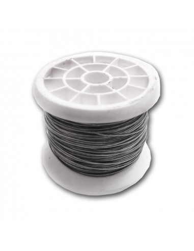 Fil argenté bobine n° 6 - 0,40mmx50mts
