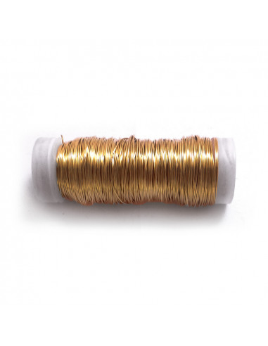 Fil laiton 0,40mm - 50gr avec bobine