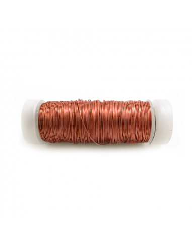 Fil cuivre 0,40mm - 50gr avec bobine