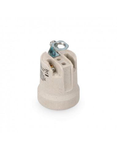 Douille en porcelaine e27 sous emballage edm