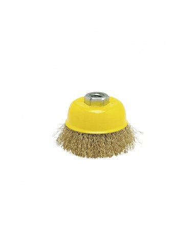 Brosse meuleuse en acier ondulé 100mm fh0100 mota