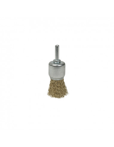 Brosse pinceau métallique sur tige 26mm fab026 mota