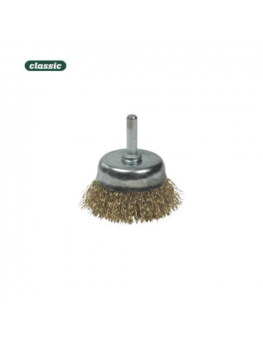 Brosse soucoupe sur tige 50mm fat050 mota