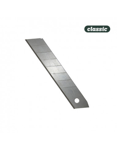 Lame de cutter 18mm blister x 10 unit. c18 mota