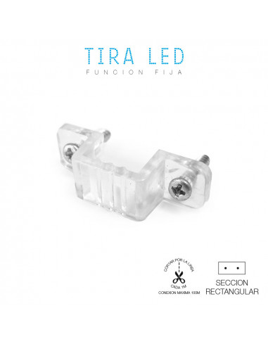 Support fixation pour ruban led edm