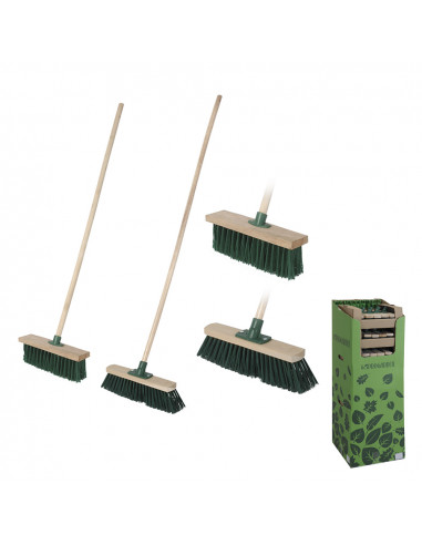 Brosse pour l´extérieur avec bâton 30x120cm