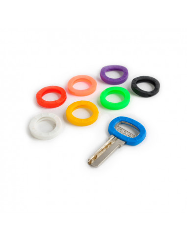 Pack 20 couvre-clés en plastique (couleurs assorties)