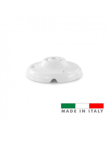 Rosace plafond ø100mm porcelaine collection vintage