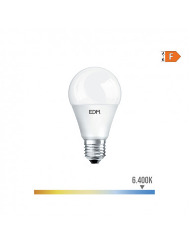 Ampoule led standard dimmable e27 10w 810lm 6400k lumière froide ø5,9x11cm edm