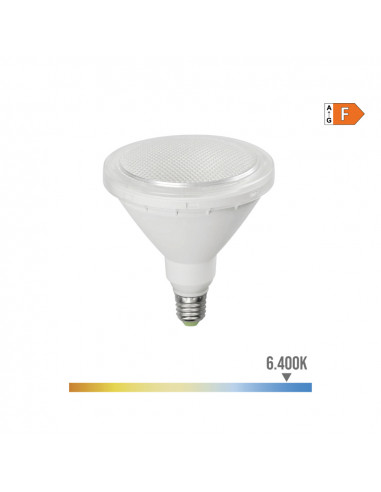 Ampoule par38 led e27 15w 1200lm 6400k lumière froide ip64 ø12x13,8cm edm